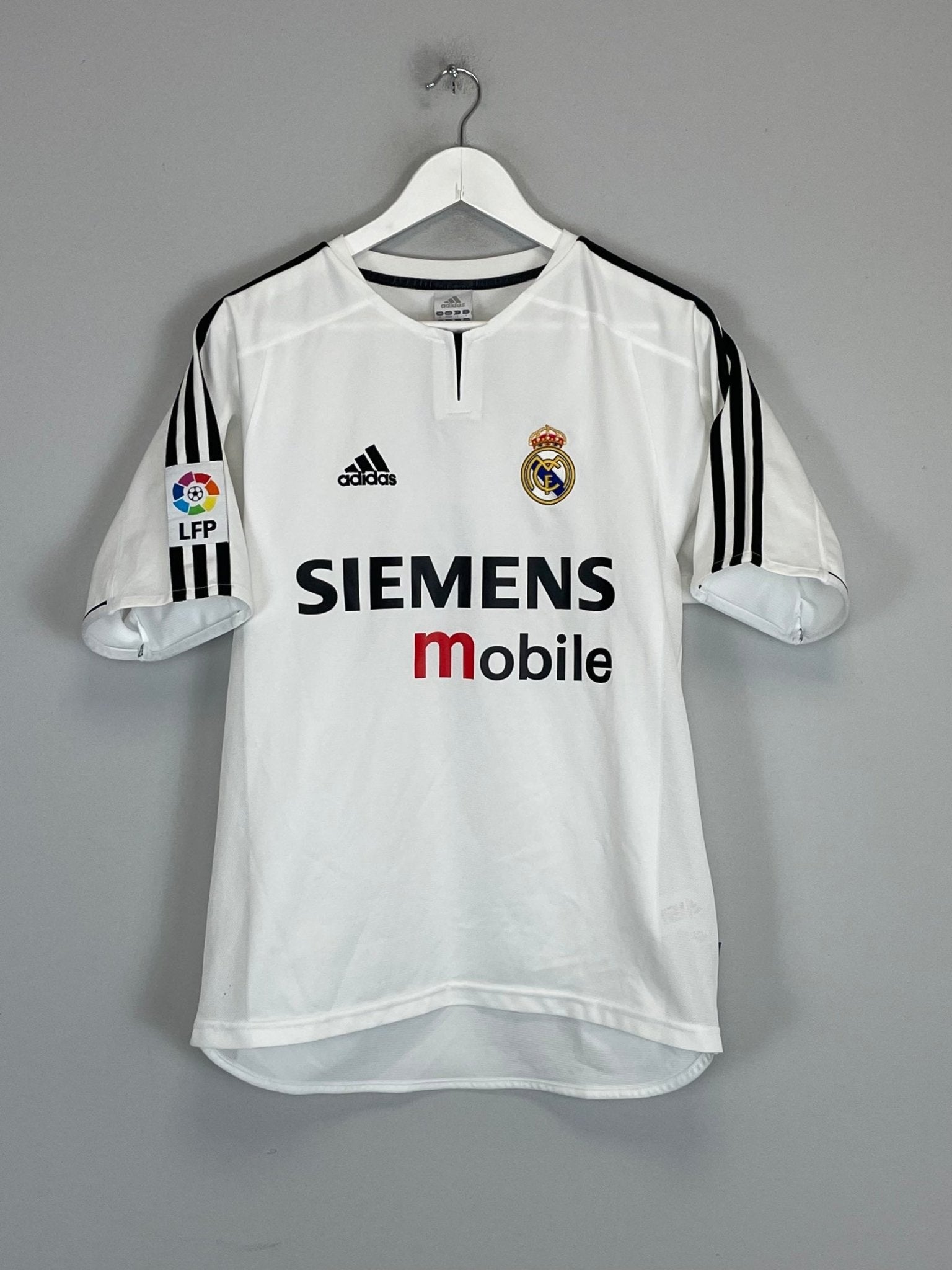 Shop 2003/04 REAL MADRID RAUL #7 HOME SHIRT (S) ADIDAS, classic football shirts, vintage football shirts & retro soccer jerseys at Cult Kits