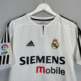 Shop 2003/04 REAL MADRID RAUL #7 HOME SHIRT (S) ADIDAS, classic football shirts, vintage football shirts & retro soccer jerseys at Cult Kits