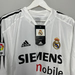 Shop 2003/04 REAL MADRID R.CARLOS #3 *BNWT* HOME SHIRT (XL) ADIDAS, classic football shirts, vintage football shirts & retro soccer jerseys at Cult Kits