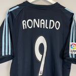 2003/04 REAL MADRID RONALDO 9 AWAY SHIRT (L) ADIDAS - Cult Kits - Large - Buy Vintage Football Shirts, Authentic Retro Football Shirts For Sale, Classic Football Shirts & Soccer Jersey