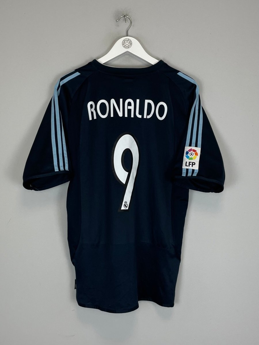 2003/04 REAL MADRID RONALDO 9 AWAY SHIRT (L) ADIDAS - Cult Kits - Large - Buy Vintage Football Shirts, Authentic Retro Football Shirts For Sale, Classic Football Shirts & Soccer Jersey