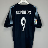 2003/04 REAL MADRID RONALDO 9 AWAY SHIRT (L) ADIDAS - Cult Kits - Large - Buy Vintage Football Shirts, Authentic Retro Football Shirts For Sale, Classic Football Shirts & Soccer Jersey
