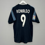 Shop 2003/04 REAL MADRID RONALDO #9 AWAY SHIRT (M) ADIDAS, classic football shirts, vintage football shirts & retro soccer jerseys at Cult Kits
