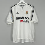 Shop 2003/04 REAL MADRID RONALDO #9 HOME SHIRT (L) ADIDAS, classic football shirts, vintage football shirts & retro soccer jerseys at Cult Kits