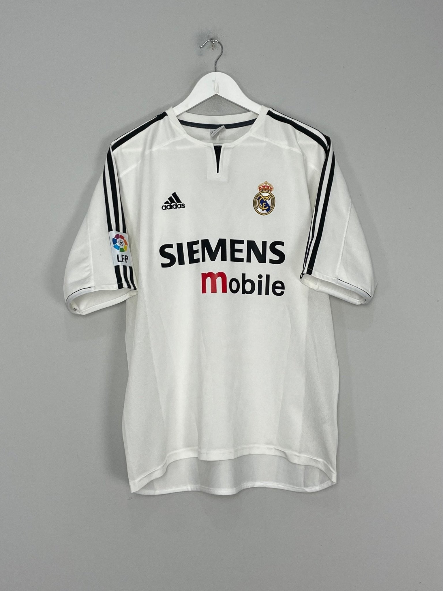 Shop 2003/04 REAL MADRID RONALDO #9 HOME SHIRT (L) ADIDAS, classic football shirts, vintage football shirts & retro soccer jerseys at Cult Kits