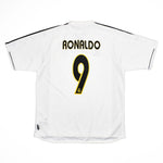 Buy 2003/04 Real Madrid Ronaldo 9 Home Shirt (L) Adidas ~ Free worldwide shipping ~ Authentic Vintage Football Shirts from Cult Kits
