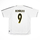 Buy 2003/04 Real Madrid Ronaldo 9 Home Shirt (L) Adidas ~ Free worldwide shipping ~ Authentic Vintage Football Shirts from Cult Kits