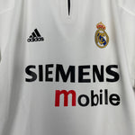 Shop 2003/04 REAL MADRID RONALDO #9 HOME SHIRT (L) ADIDAS, classic football shirts, vintage football shirts & retro soccer jerseys at Cult Kits