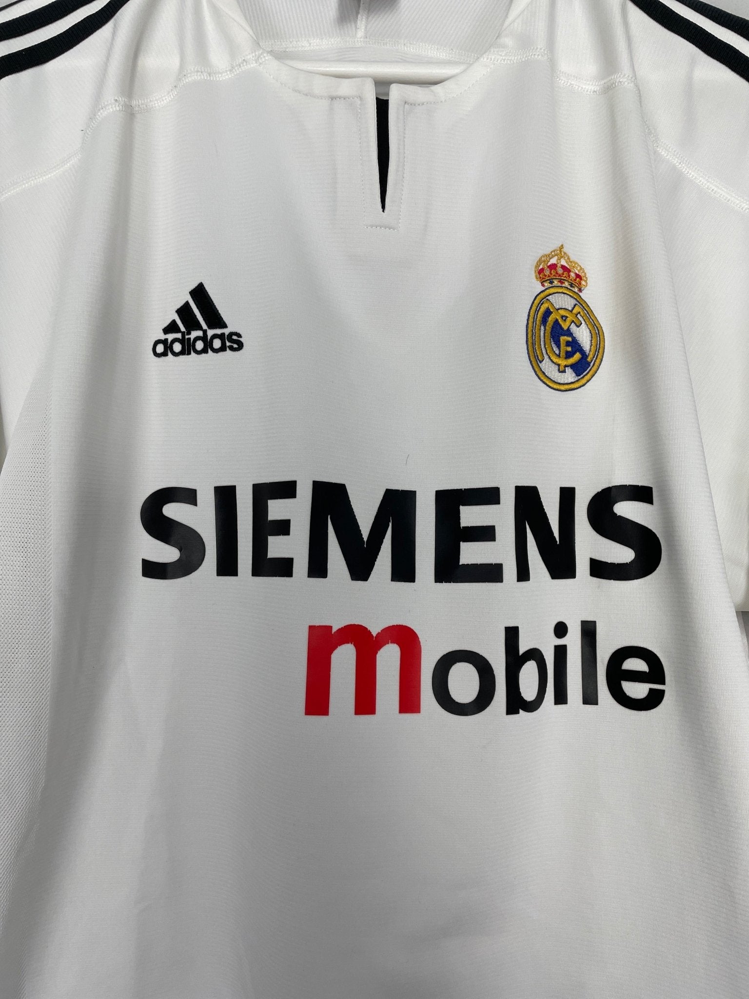Shop 2003/04 REAL MADRID RONALDO #9 HOME SHIRT (L) ADIDAS, classic football shirts, vintage football shirts & retro soccer jerseys at Cult Kits