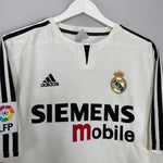 Shop 2003/04 REAL MADRID RONALDO #9 HOME SHIRT (L) ADIDAS, classic football shirts, vintage football shirts & retro soccer jerseys at Cult Kits