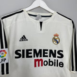 Shop 2003/04 REAL MADRID RONALDO #9 HOME SHIRT (L) ADIDAS, classic football shirts, vintage football shirts & retro soccer jerseys at Cult Kits