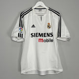 Shop 2003/04 REAL MADRID RONALDO #9 HOME SHIRT (L) ADIDAS, classic football shirts, vintage football shirts & retro soccer jerseys at Cult Kits