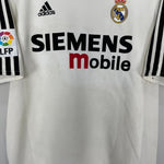 Shop 2003/04 REAL MADRID RONALDO #9 HOME SHIRT (L) ADIDAS, classic football shirts, vintage football shirts & retro soccer jerseys at Cult Kits