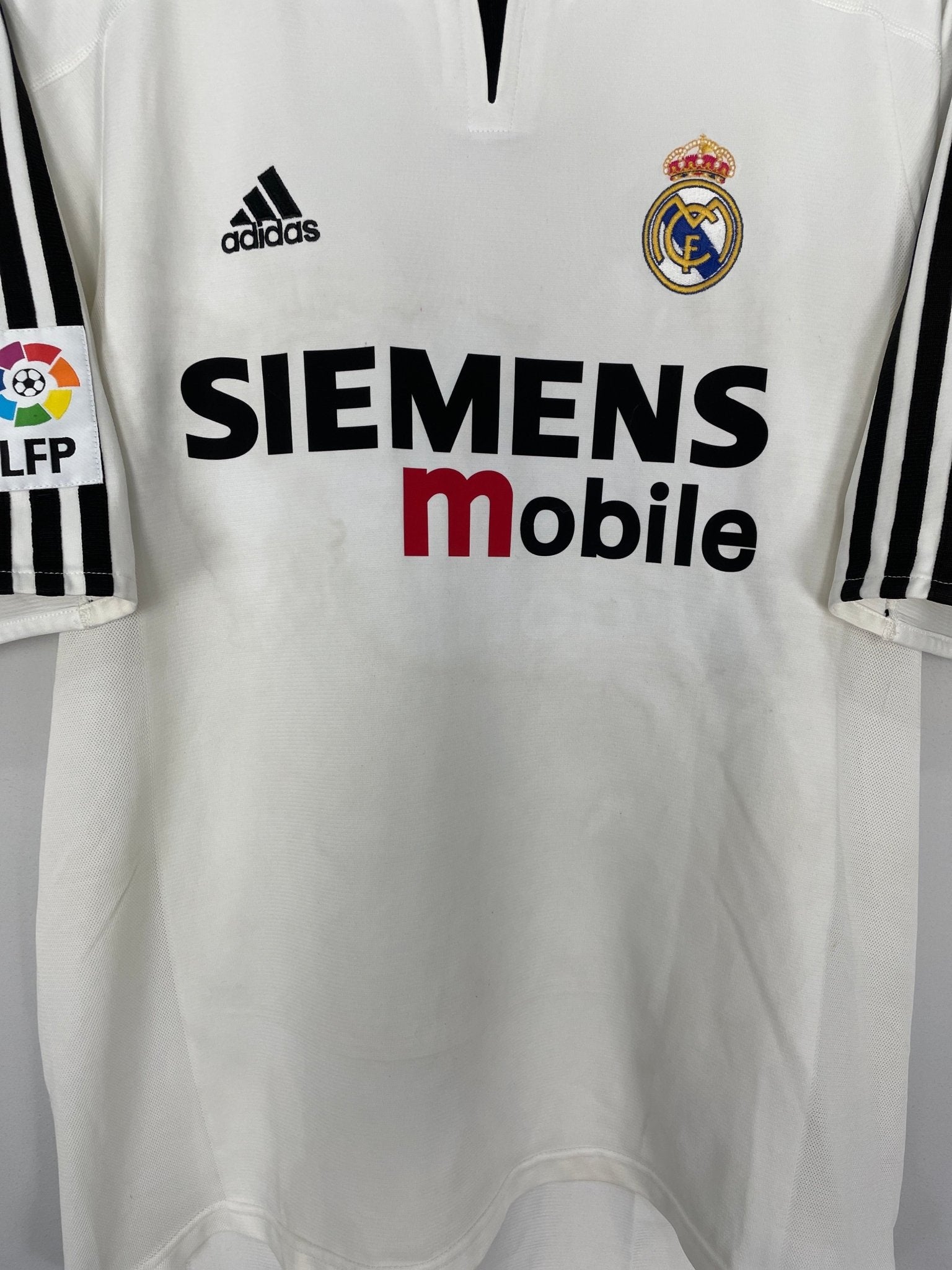 Shop 2003/04 REAL MADRID RONALDO #9 HOME SHIRT (L) ADIDAS, classic football shirts, vintage football shirts & retro soccer jerseys at Cult Kits