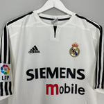 Shop 2003/04 REAL MADRID RONALDO #9 HOME SHIRT (L) ADIDAS, classic football shirts, vintage football shirts & retro soccer jerseys at Cult Kits