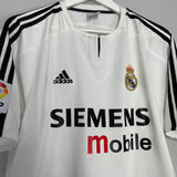 Shop 2003/04 REAL MADRID RONALDO #9 HOME SHIRT (L) ADIDAS, classic football shirts, vintage football shirts & retro soccer jerseys at Cult Kits