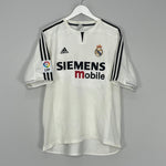 Shop 2003/04 REAL MADRID RONALDO #9 HOME SHIRT (L) ADIDAS, classic football shirts, vintage football shirts & retro soccer jerseys at Cult Kits