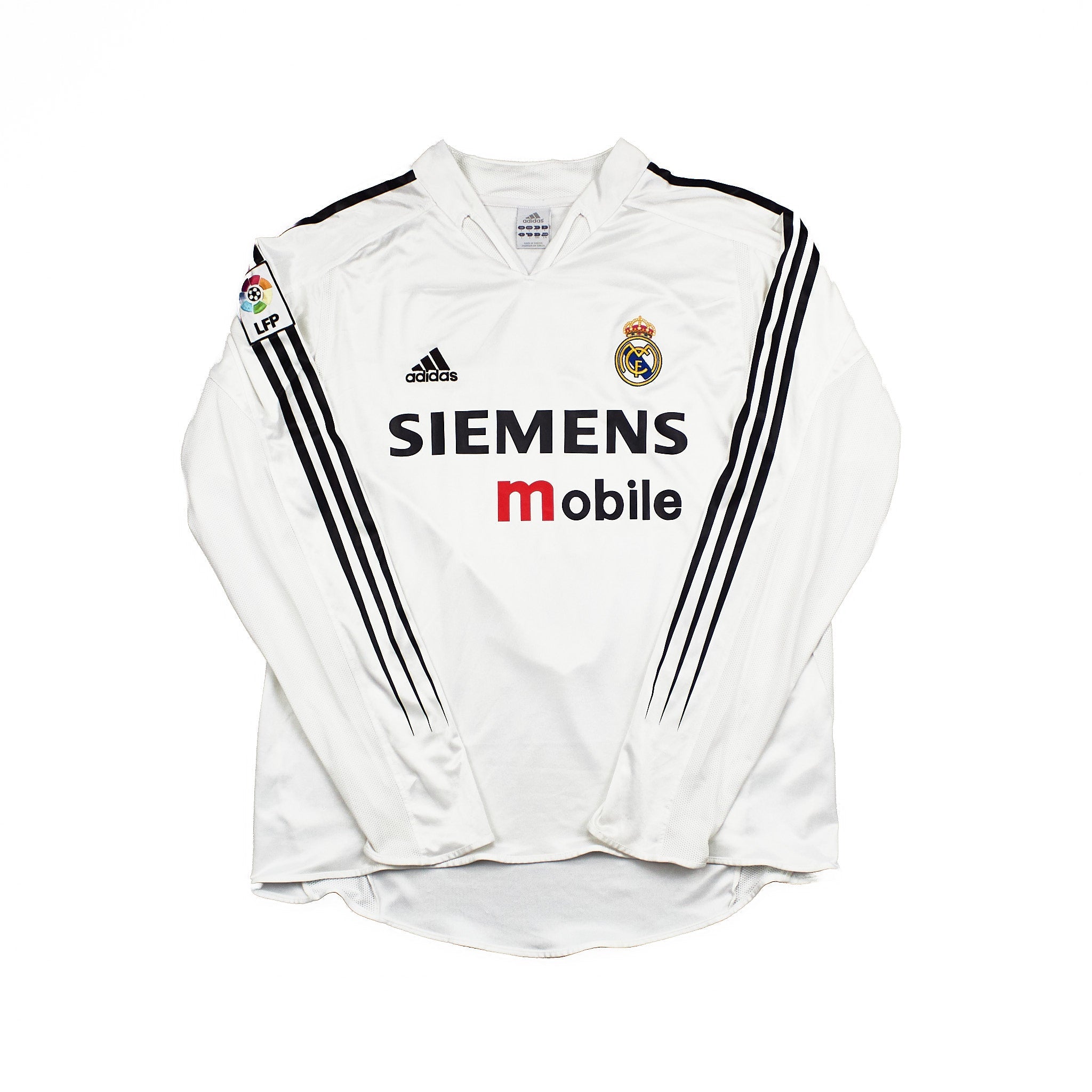 Buy 2003/04 Real Madrid Ronaldo 9 Home Shirt L/S (L) Adidas ~ Free worldwide shipping ~ Authentic Vintage Football Shirts from Cult Kits