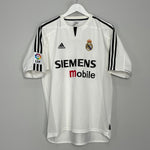 Shop 2003/04 REAL MADRID RONALDO #9 HOME SHIRT (M) ADIDAS, classic football shirts, vintage football shirts & retro soccer jerseys at Cult Kits