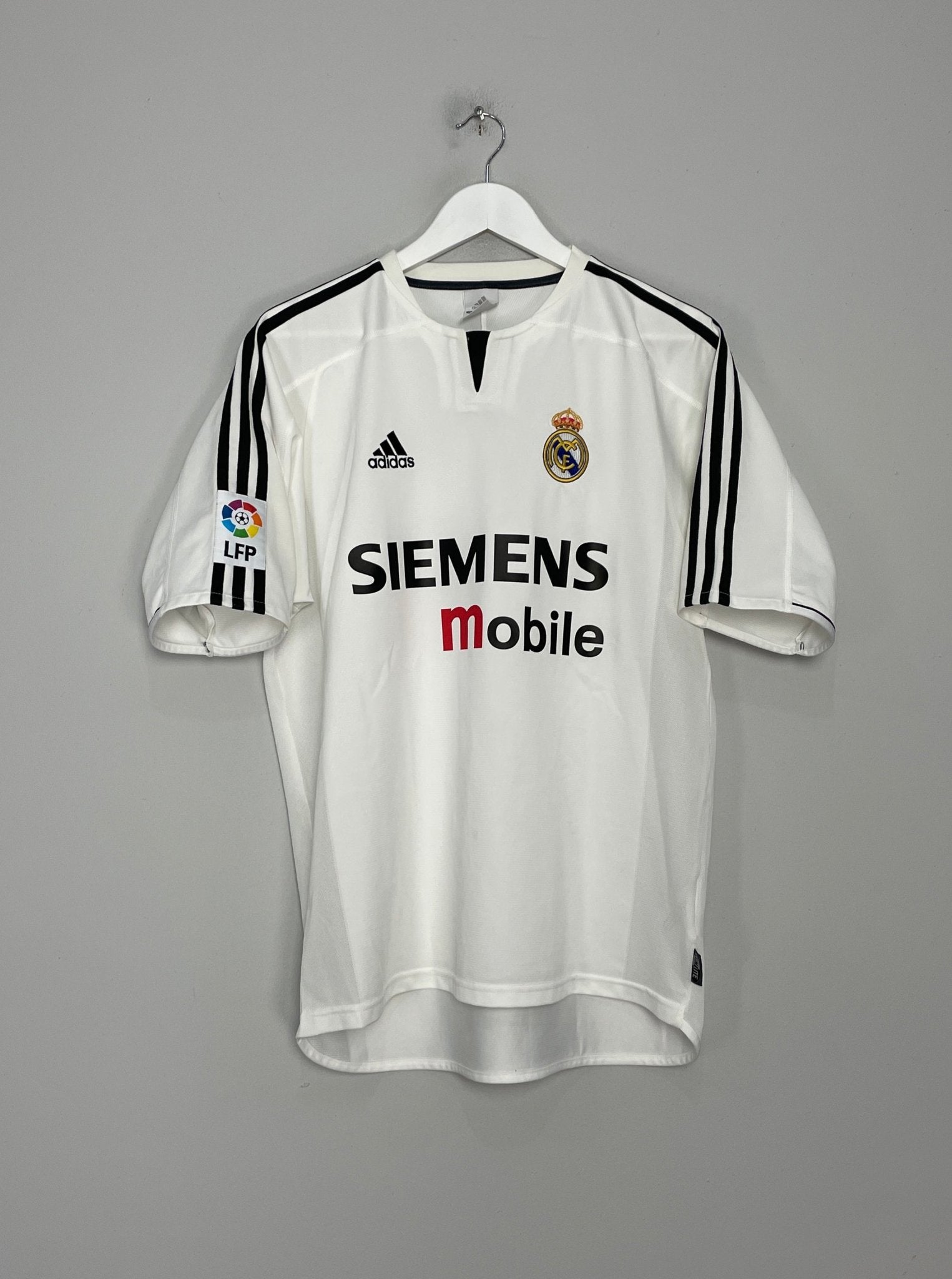 Shop 2003/04 REAL MADRID RONALDO #9 HOME SHIRT (M) ADIDAS, classic football shirts, vintage football shirts & retro soccer jerseys at Cult Kits