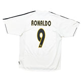 Buy 2003/04 Real Madrid Ronaldo 9 Home Shirt (M) Adidas ~ Free worldwide shipping ~ Authentic Vintage Football Shirts from Cult Kits