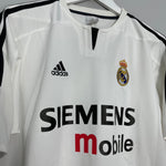 Shop 2003/04 REAL MADRID RONALDO #9 HOME SHIRT (M) ADIDAS, classic football shirts, vintage football shirts & retro soccer jerseys at Cult Kits