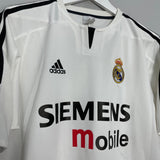 Shop 2003/04 REAL MADRID RONALDO #9 HOME SHIRT (M) ADIDAS, classic football shirts, vintage football shirts & retro soccer jerseys at Cult Kits