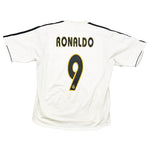 Buy 2003/04 Real Madrid Ronaldo 9 *Player Issue* Home Shirt (M) Adidas ~ Free worldwide shipping ~ Authentic Vintage Football Shirts from Cult Kits