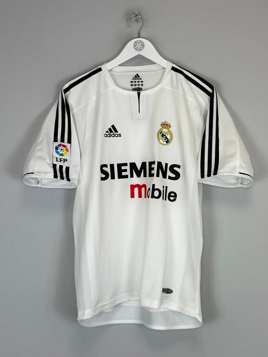 2003/04 REAL MADRID RONALDO 9 *PLAYER ISSUE* HOME SHIRT (S) ADIDAS - Cult Kits - Small - Buy Vintage Football Shirts, Authentic Retro Football Shirts For Sale, Classic Football Shirts & Soccer Jersey