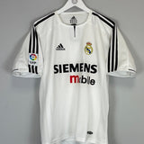 2003/04 REAL MADRID RONALDO 9 *PLAYER ISSUE* HOME SHIRT (S) ADIDAS - Cult Kits - Small - Buy Vintage Football Shirts, Authentic Retro Football Shirts For Sale, Classic Football Shirts & Soccer Jersey