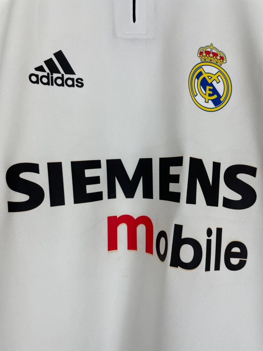 2003/04 REAL MADRID RONALDO 9 *PLAYER ISSUE* HOME SHIRT (S) ADIDAS - Cult Kits - Small - Buy Vintage Football Shirts, Authentic Retro Football Shirts For Sale, Classic Football Shirts & Soccer Jersey