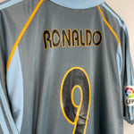 Shop 2003/04 REAL MADRID RONALDO #9 THIRD SHIRT (XL) ADIDAS, classic football shirts, vintage football shirts & retro soccer jerseys at Cult Kits