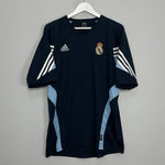 Shop 2003/04 REAL MADRID TRAINING SHIRT (L) ADIDAS, classic football shirts, vintage football shirts & retro soccer jerseys at Cult Kits