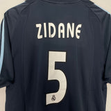 Shop 2003/04 REAL MADRID ZIDANE #5 AWAY SHIRT (M) ADIDAS, classic football shirts, vintage football shirts & retro soccer jerseys at Cult Kits