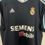 Shop 2003/04 REAL MADRID ZIDANE #5 AWAY SHIRT (M) ADIDAS, classic football shirts, vintage football shirts & retro soccer jerseys at Cult Kits