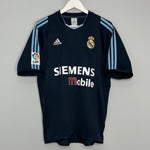 Shop 2003/04 REAL MADRID ZIDANE #5 AWAY SHIRT (M) ADIDAS, classic football shirts, vintage football shirts & retro soccer jerseys at Cult Kits