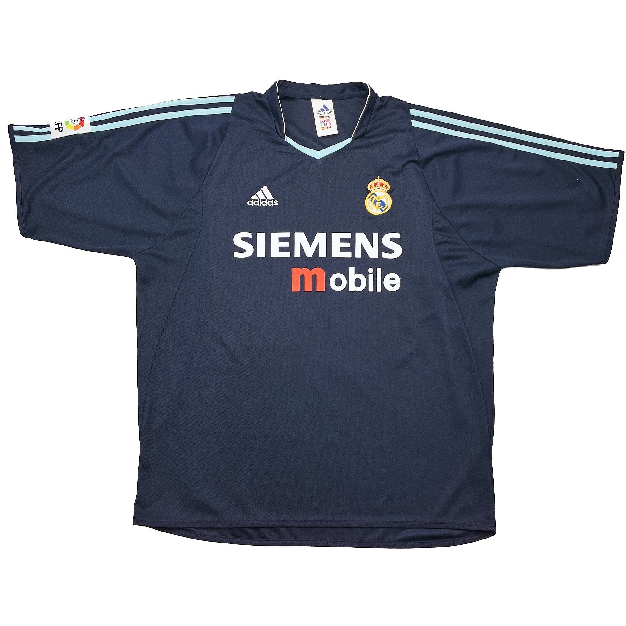 Buy 2003/04 REAL MADRID ZIDANE 5 AWAY SHIRT (XL) ADIDAS ~ Free worldwide shipping available ~ Authentic Vintage Football Shirts from Cult Kits