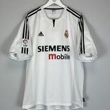 2003/04 REAL MADRID ZIDANE 5 *CHINESE* HOME SHIRT (XL) ADIDAS - Cult Kits - XL - Buy Vintage Football Shirts, Authentic Retro Football Shirts For Sale, Classic Football Shirts & Soccer Jersey