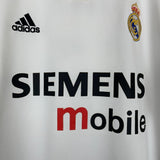 2003/04 REAL MADRID ZIDANE 5 *CHINESE* HOME SHIRT (XL) ADIDAS - Cult Kits - XL - Buy Vintage Football Shirts, Authentic Retro Football Shirts For Sale, Classic Football Shirts & Soccer Jersey