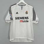 Shop 2003/04 REAL MADRID ZIDANE #5 HOME SHIRT (L) ADIDAS, classic football shirts, vintage football shirts & retro soccer jerseys at Cult Kits