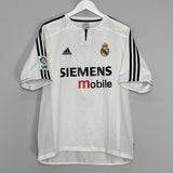 Shop 2003/04 REAL MADRID ZIDANE #5 HOME SHIRT (L) ADIDAS, classic football shirts, vintage football shirts & retro soccer jerseys at Cult Kits