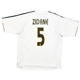 Buy 2003/04 Real Madrid Zidane 5 Home Shirt (L) Adidas ~ Free worldwide shipping available ~ Authentic Vintage Football Shirts from Cult Kits