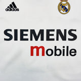 Buy 2003/04 Real Madrid Zidane 5 Home Shirt (L) Adidas ~ Free worldwide shipping available ~ Authentic Vintage Football Shirts from Cult Kits