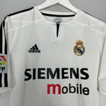 Shop 2003/04 REAL MADRID ZIDANE #5 HOME SHIRT (L) ADIDAS, classic football shirts, vintage football shirts & retro soccer jerseys at Cult Kits