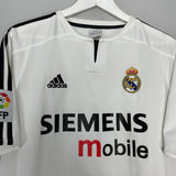 Shop 2003/04 REAL MADRID ZIDANE #5 HOME SHIRT (L) ADIDAS, classic football shirts, vintage football shirts & retro soccer jerseys at Cult Kits
