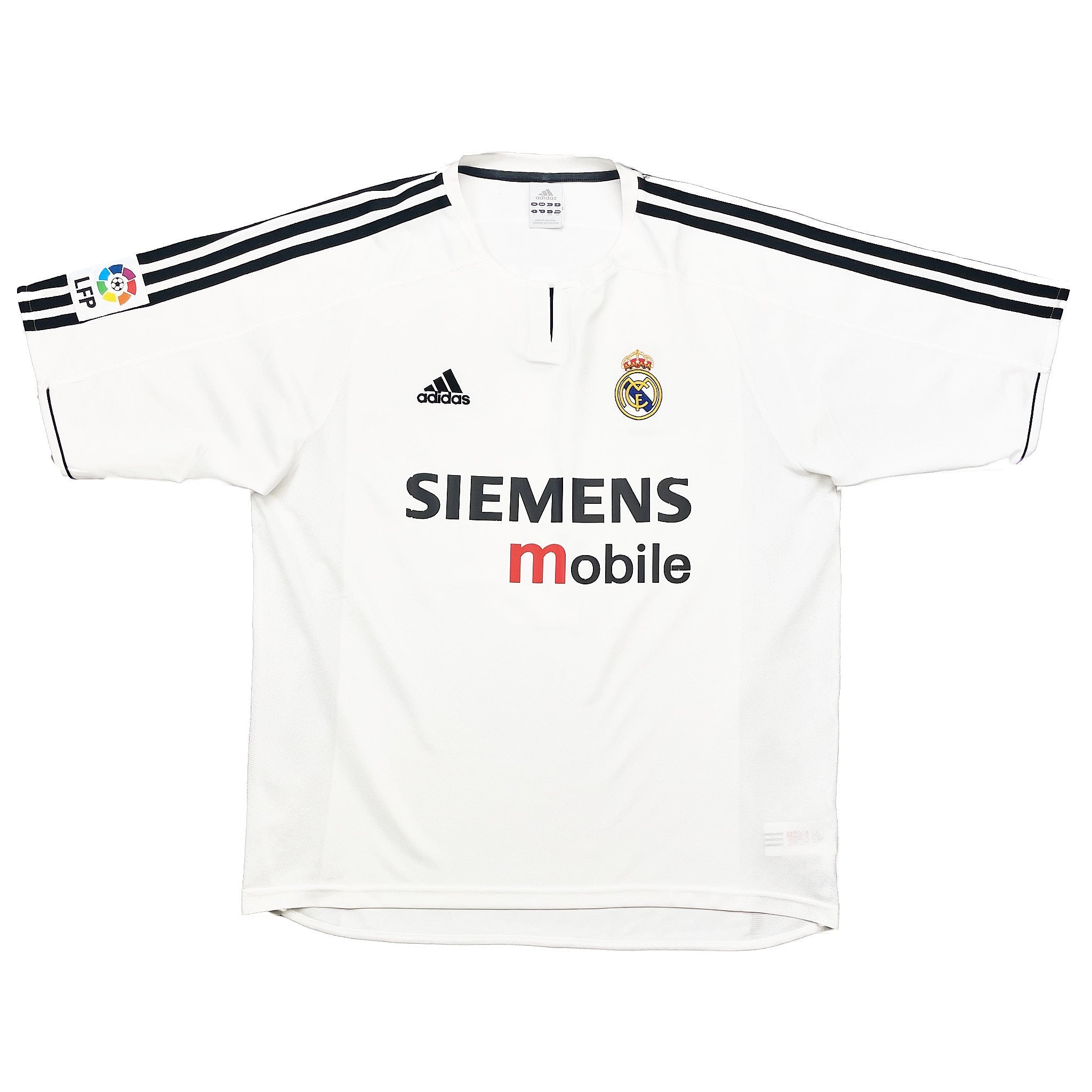 Buy 2003/04 Real Madrid Zidane 5 Home Shirt (L) Adidas ~ Free worldwide shipping available ~ Authentic Vintage Football Shirts from Cult Kits