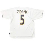 Buy 2003/04 Real Madrid Zidane 5 Home Shirt (L) Adidas ~ Free worldwide shipping ~ Authentic Vintage Football Shirts from Cult Kits