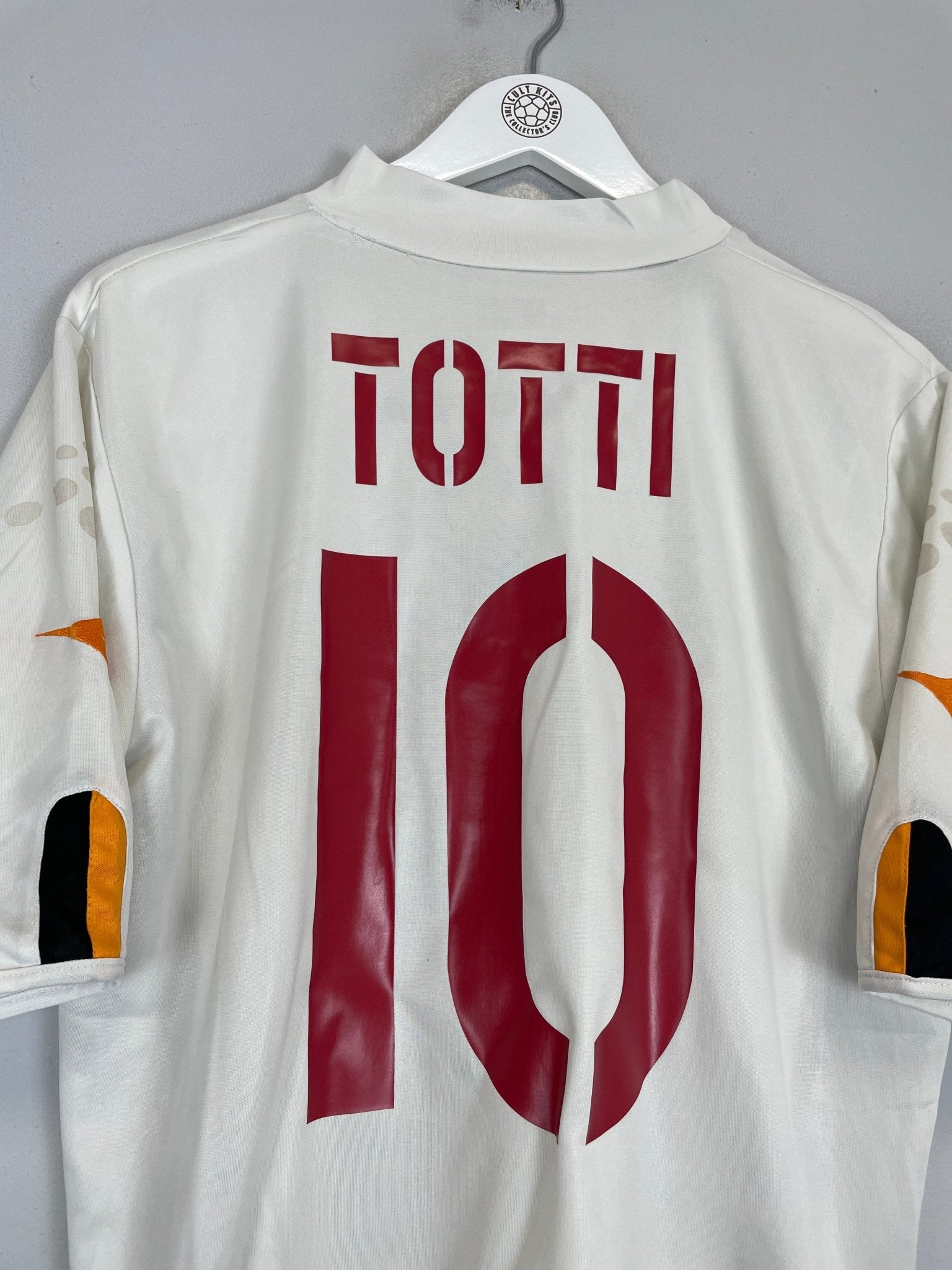 Shop 2003/04 ROMA TOTTI #10 AWAY SHIRT (L) DIADORA, classic football shirts, vintage football shirts & retro soccer jerseys at Cult Kits