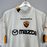 Shop 2003/04 ROMA TOTTI #10 AWAY SHIRT (L) DIADORA, classic football shirts, vintage football shirts & retro soccer jerseys at Cult Kits