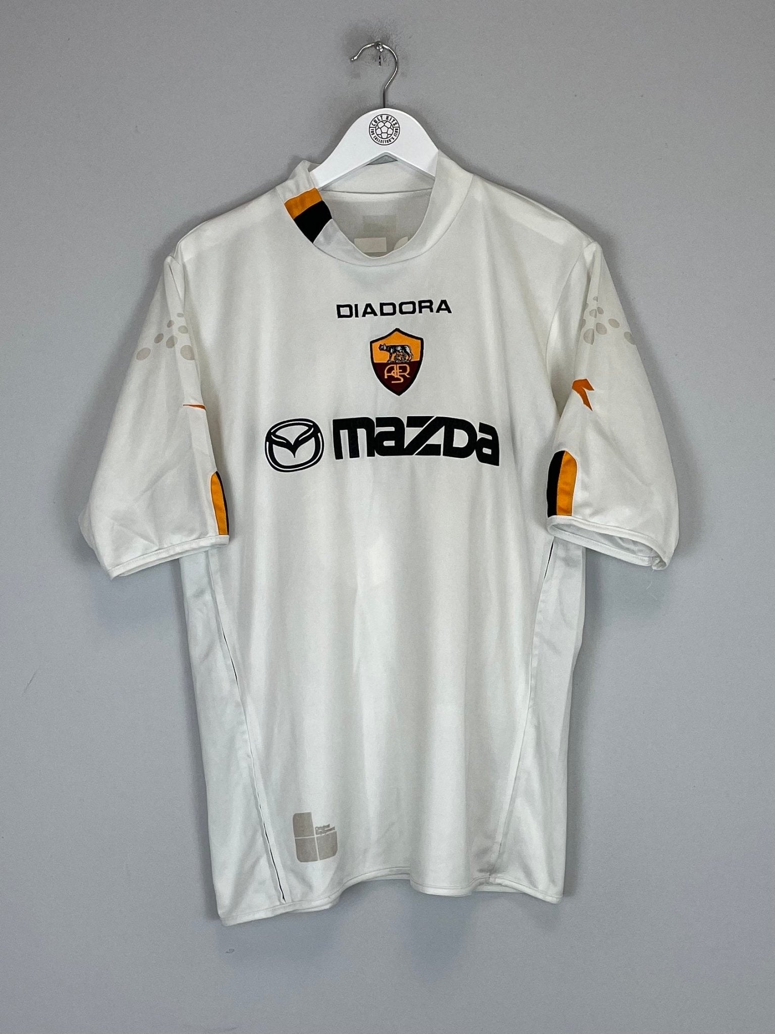 Shop 2003/04 ROMA TOTTI #10 AWAY SHIRT (L) DIADORA, classic football shirts, vintage football shirts & retro soccer jerseys at Cult Kits